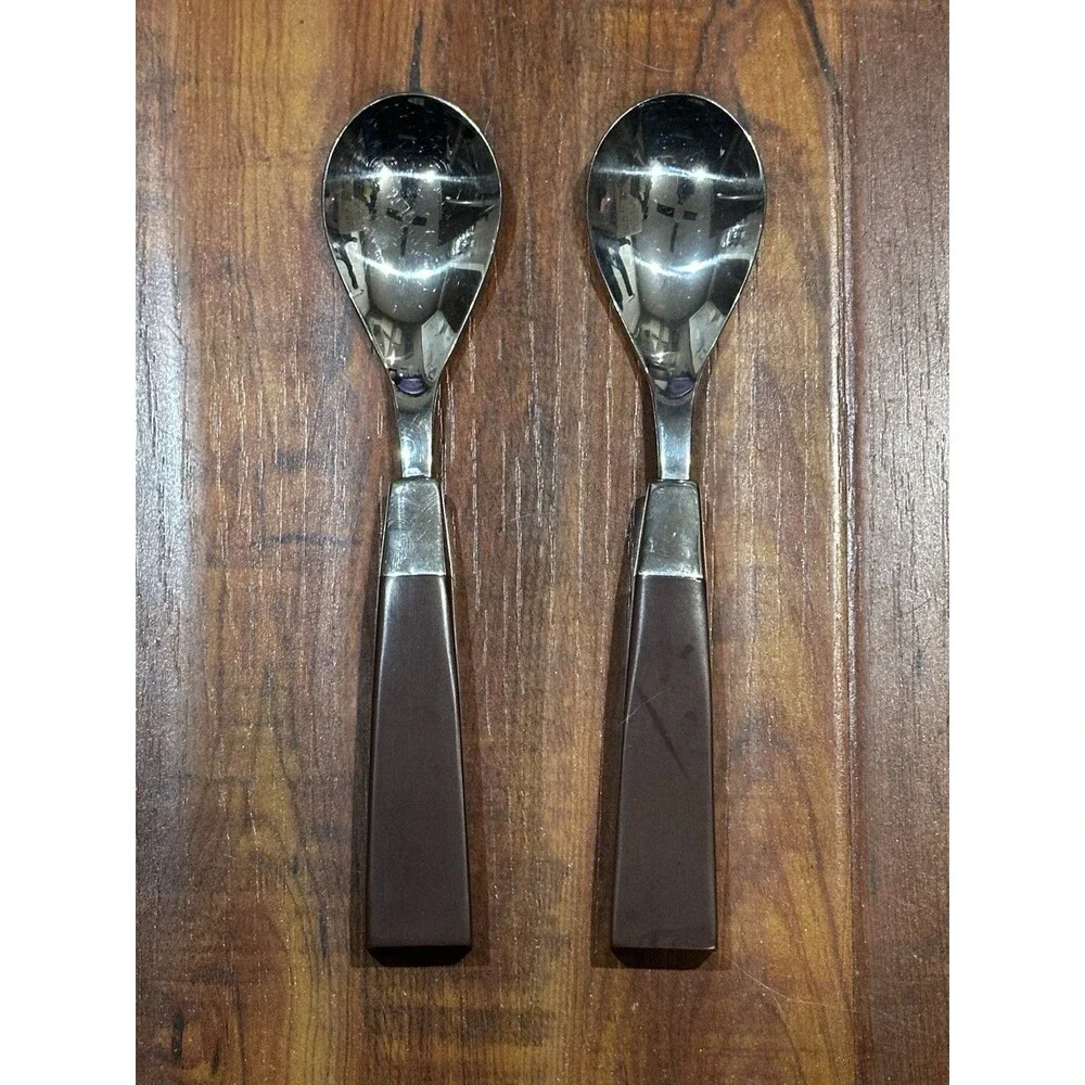 6 x Vintage MCM Towle Supreme Cutlery Stainless Steel Japan Spoon & Fork Set